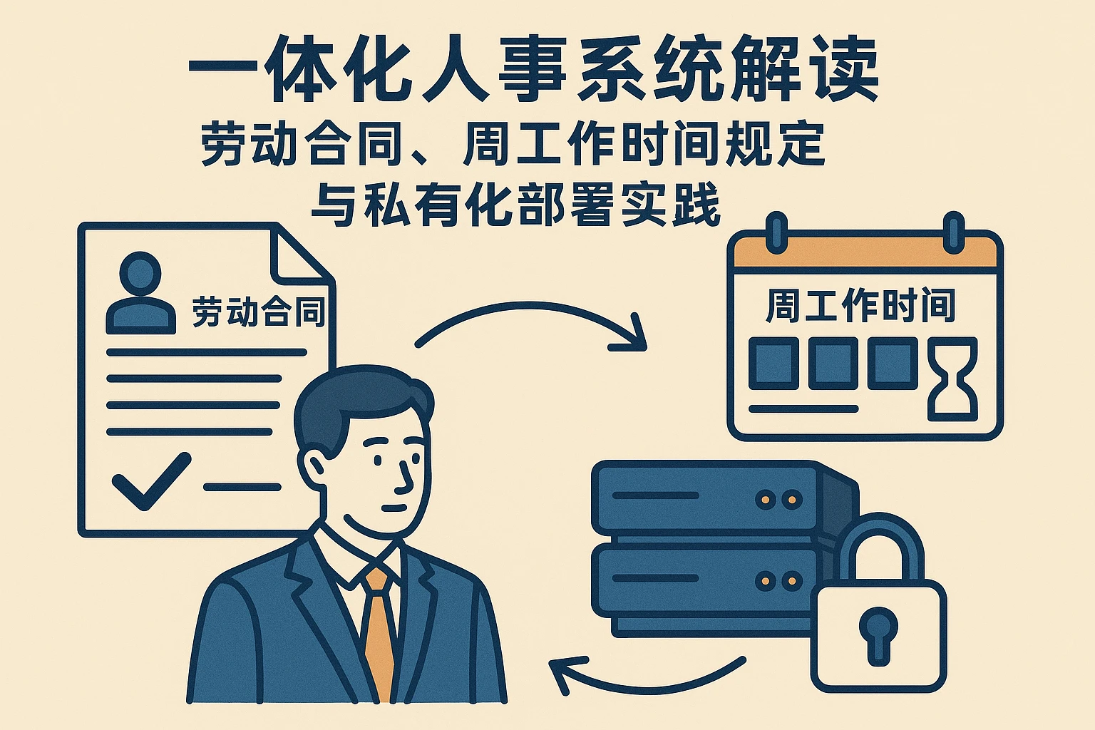一体化人事系统解读：劳动合同周工作时间规定与私有化部署实践