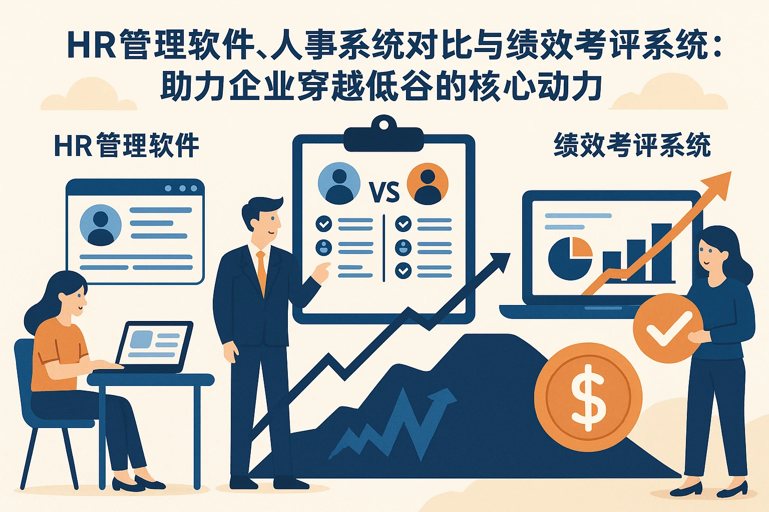 HR管理软件、人事系统对比与绩效考评系统：助力企业穿越低谷的核心动力