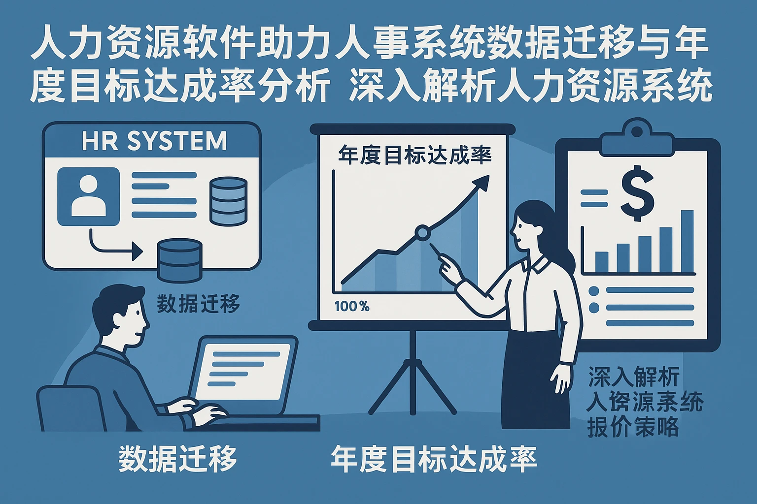 人力资源软件助力人事系统数据迁移与年度目标达成率分析——深入解析人力资源系统报价策略