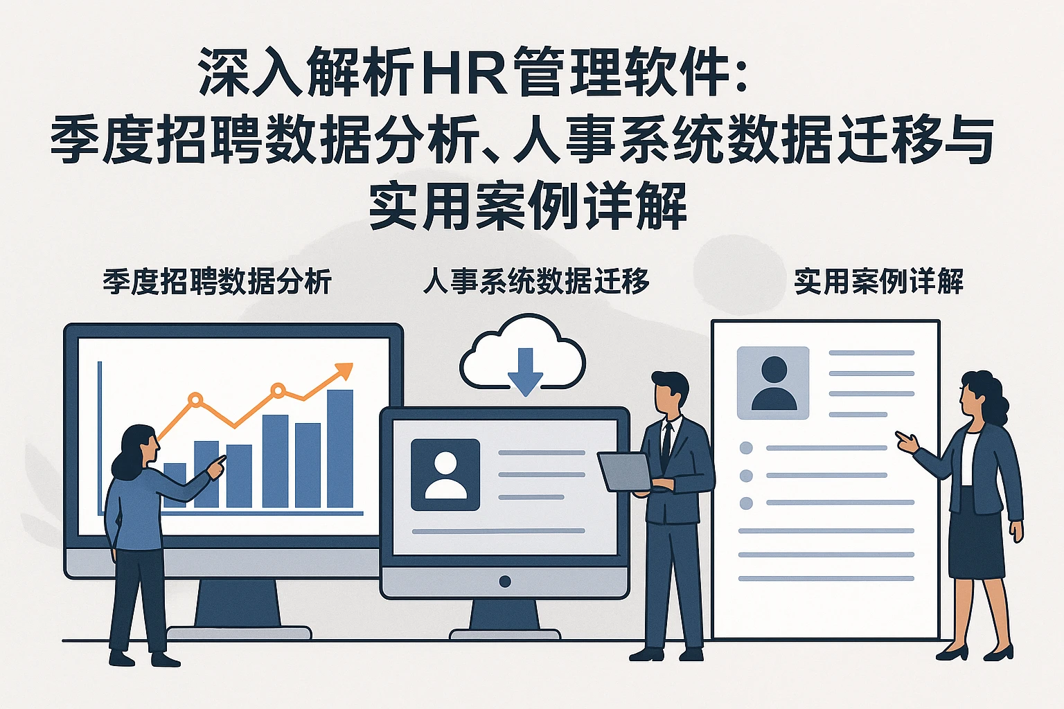 深入解析HR管理软件：季度招聘数据分析、人事系统数据迁移与实用案例详解