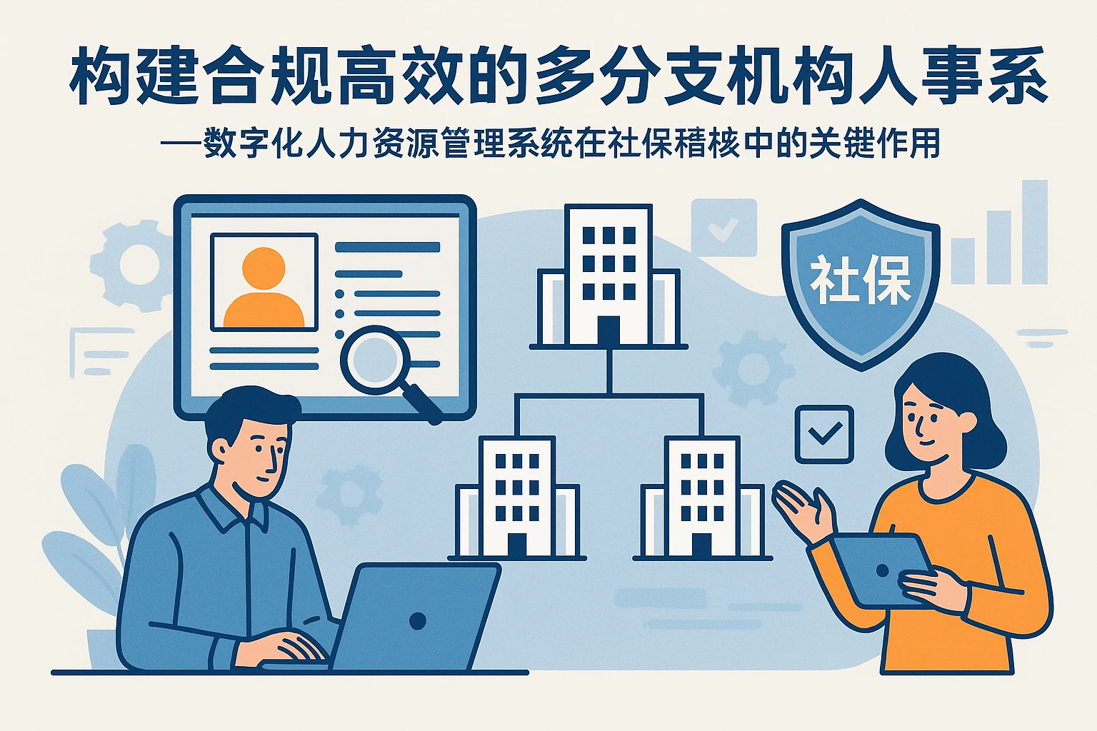 构建合规高效的多分支机构人事系统——数字化人力资源管理系统在社保稽核中的关键作用