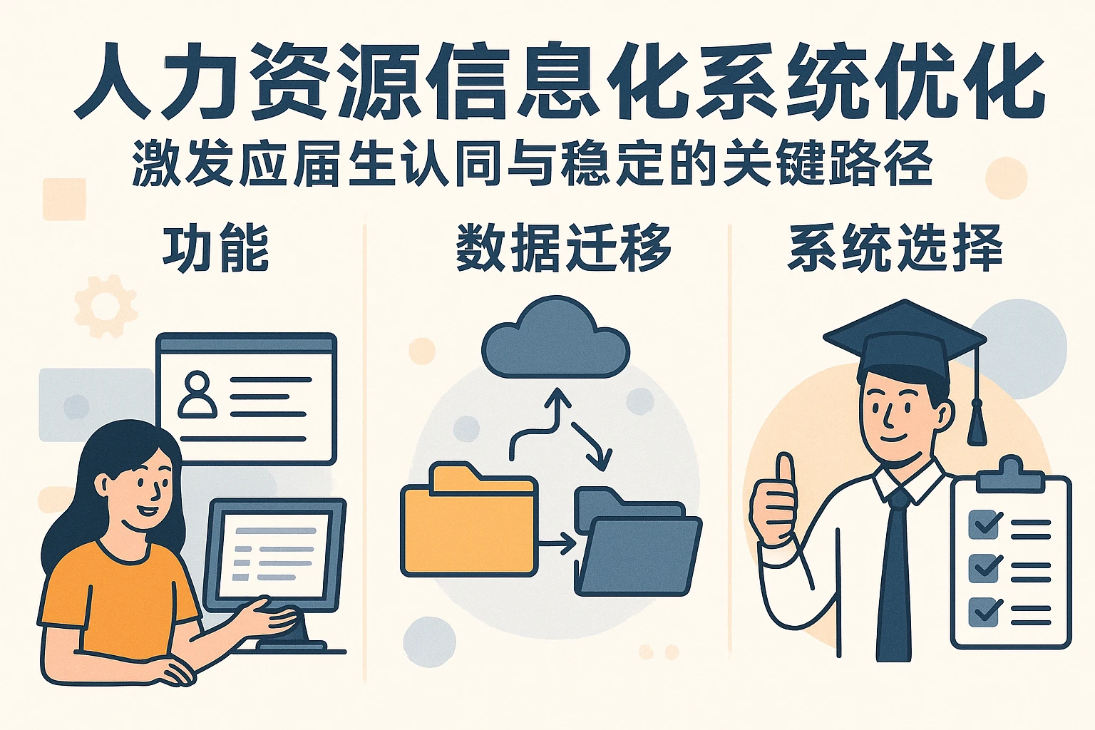 人力资源信息化系统优化：激发应届生认同与稳定的关键路径——功能、数据迁移与系统选择全面解析