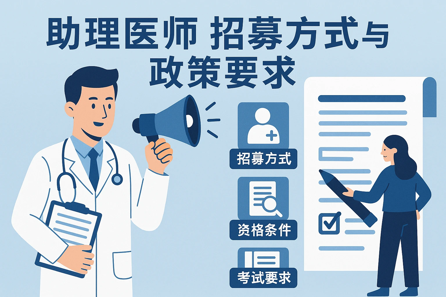 助理医师招募方式与政策要求