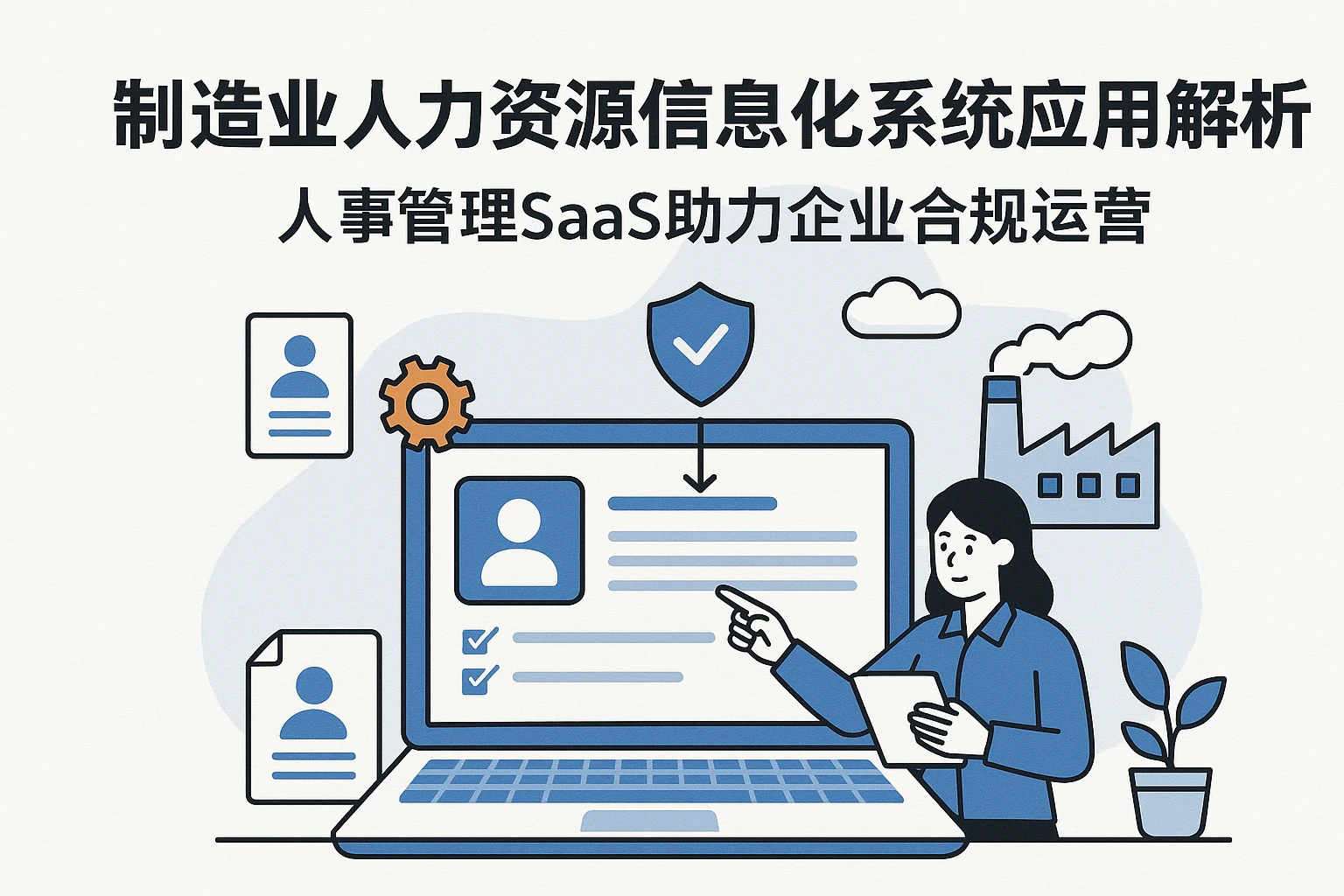 制造业人力资源信息化系统应用解析——人事管理SaaS助力企业合规运营