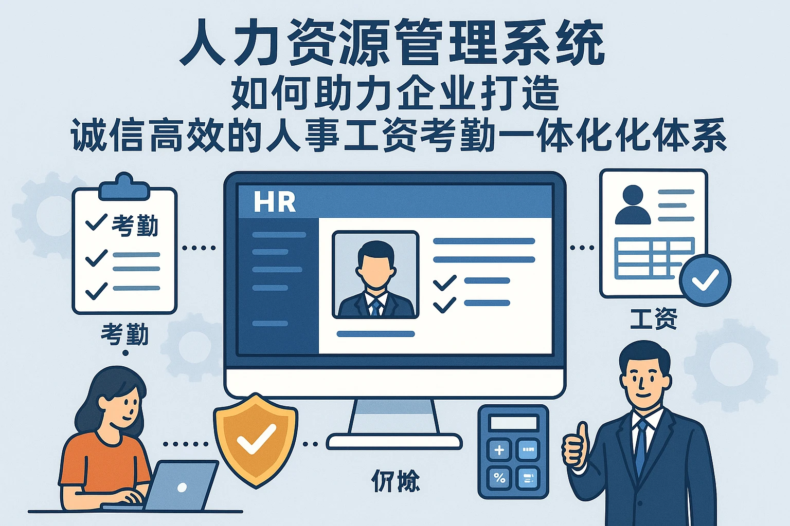 人力资源管理系统如何助力企业打造诚信高效的人事工资考勤一体化体系