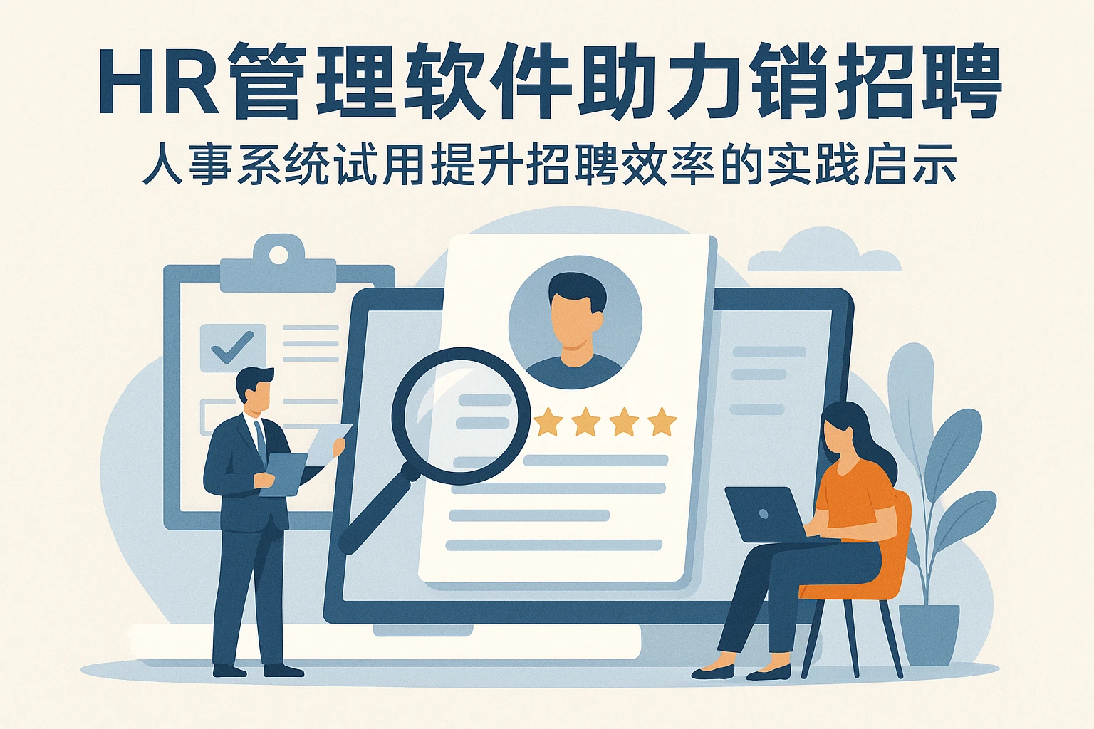 HR管理软件助力销售招聘：人事系统试用提升招聘效率的实践启示