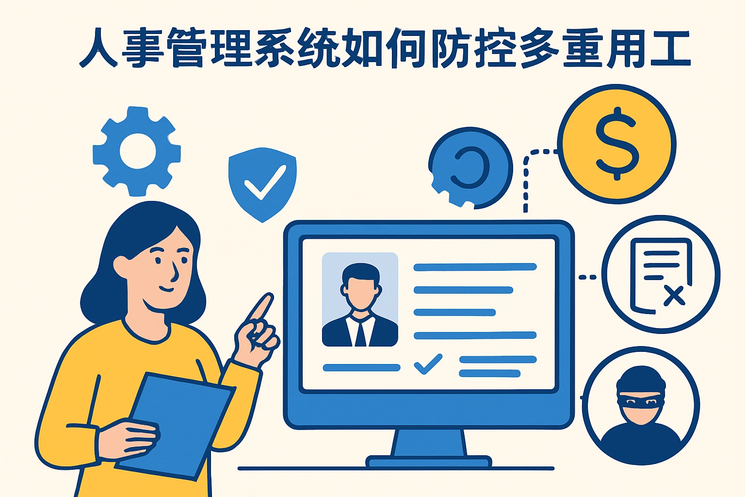 人事管理系统如何防控多重用工风险