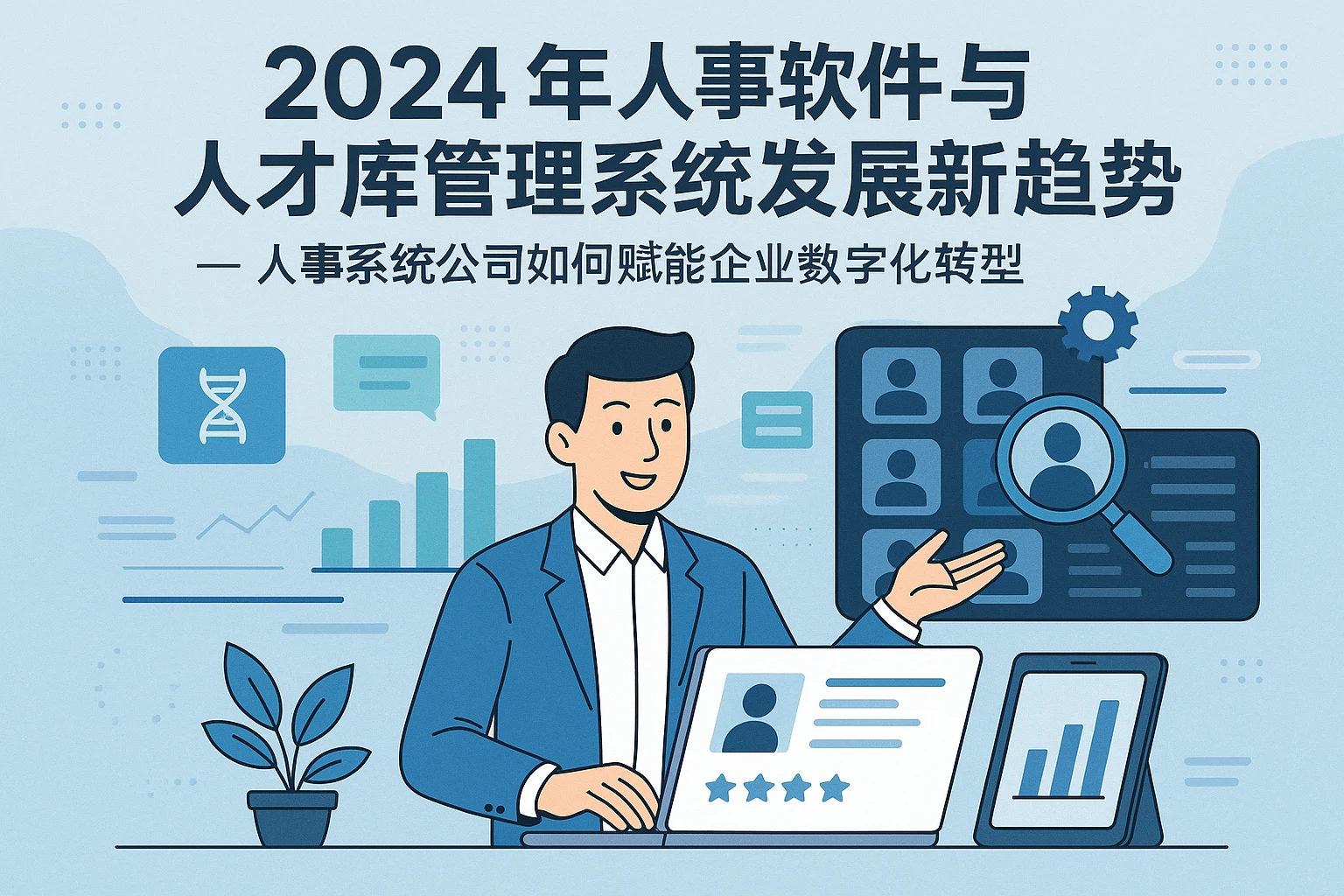 2024年人事管理软件与人才库管理系统发展新趋势——人事系统公司如何赋能企业数字化转型