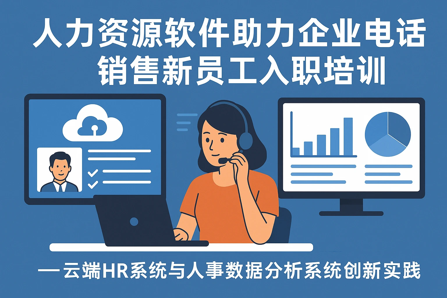 人力资源软件助力企业电话销售新员工入职培训——云端HR系统与人事数据分析系统创新实践