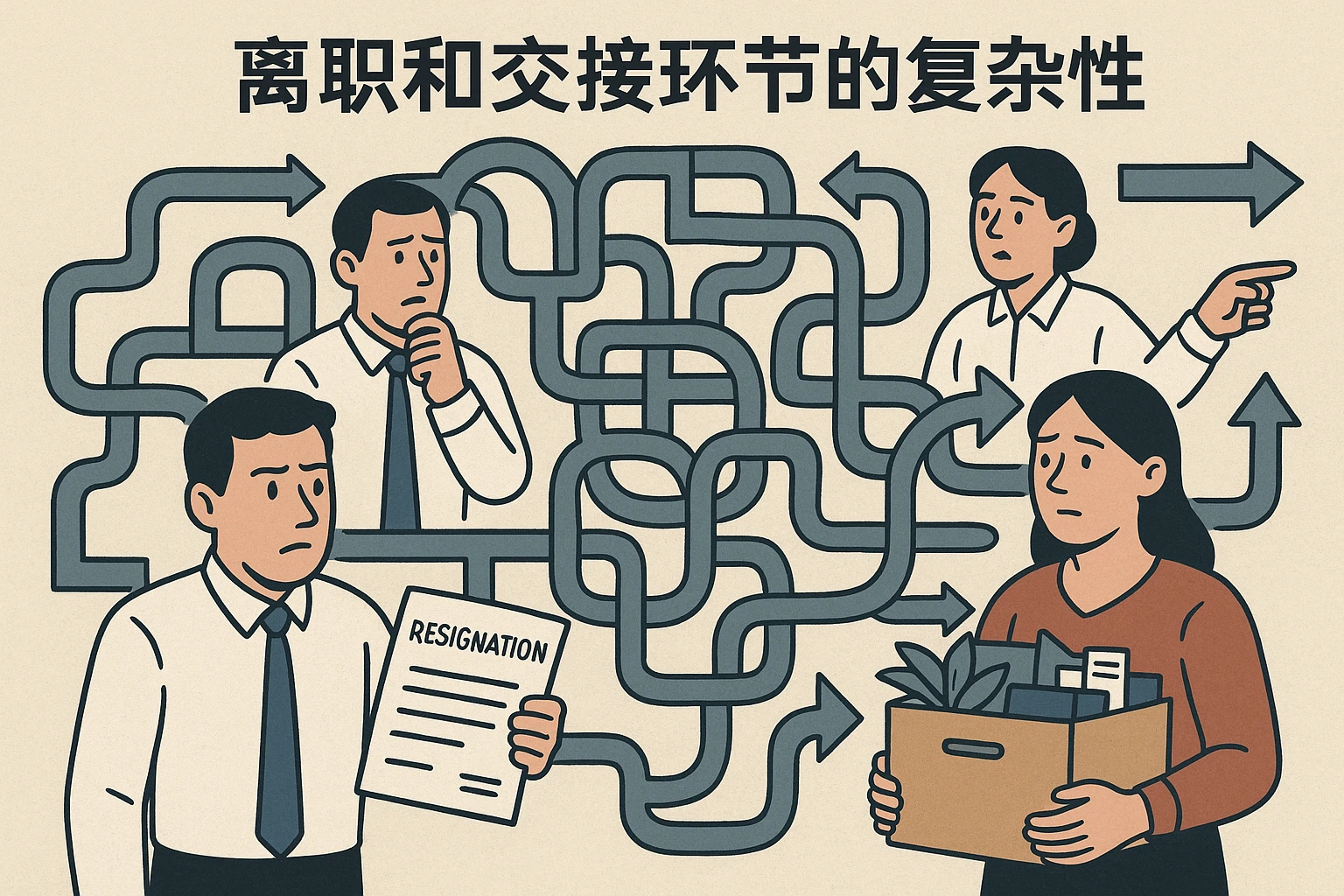离职和交接环节的复杂性