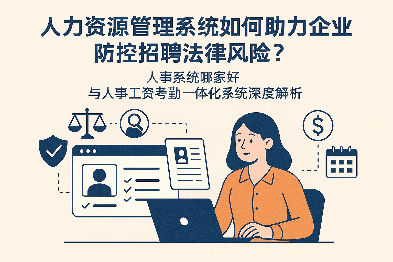 人力资源管理系统如何助力企业防控招聘法律风险？——人事系统哪家好与人事工资考勤一体化系统深度解析
