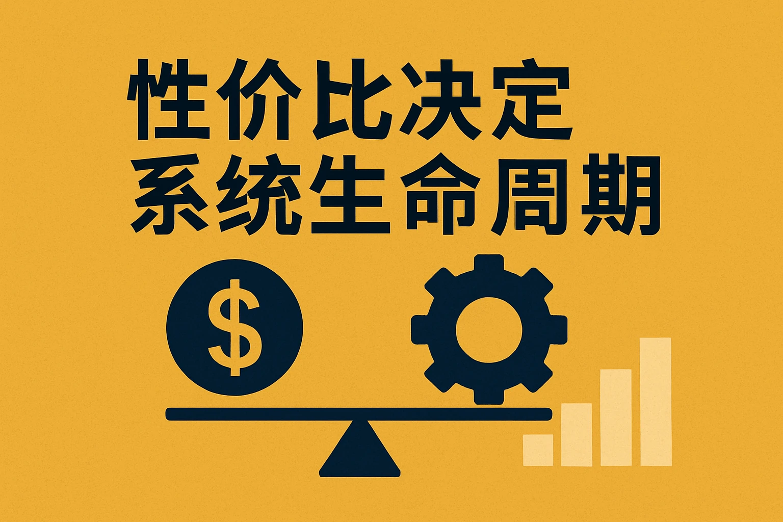 性价比决定系统生命周期