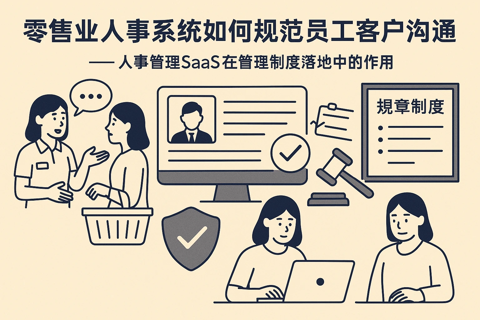 零售业人事系统如何规范员工客户沟通行为——人事管理SaaS在管理制度落地中的作用