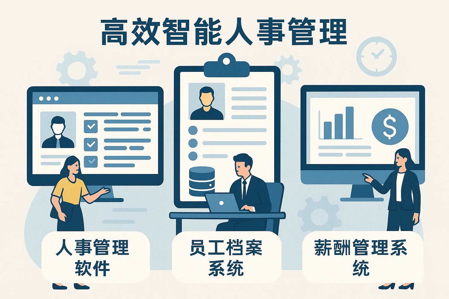 高效智能人事管理：人事管理软件、员工档案系统与薪酬管理系统为企业赋能