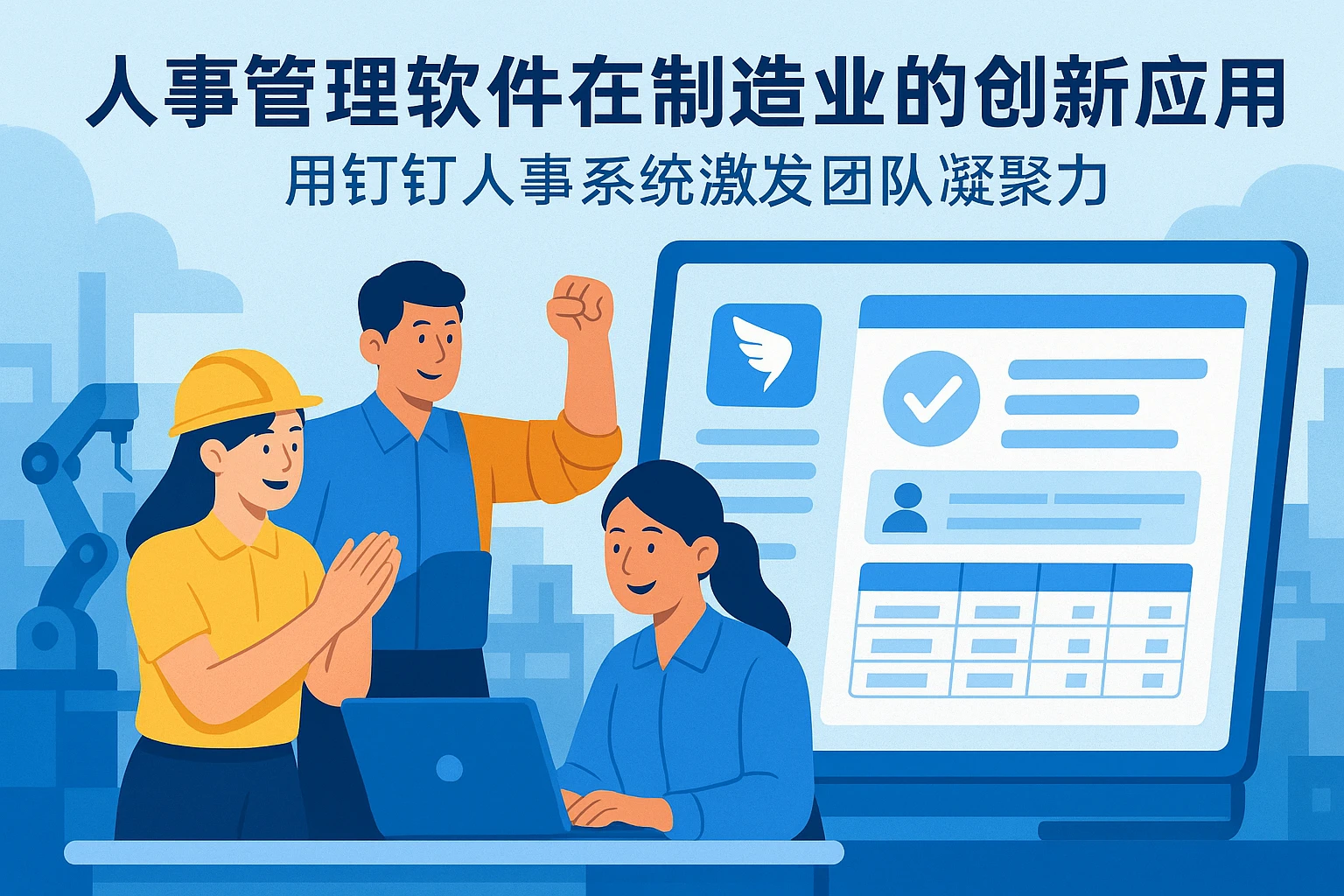 人事管理软件在制造业的创新应用：用钉钉人事系统激发团队凝聚力