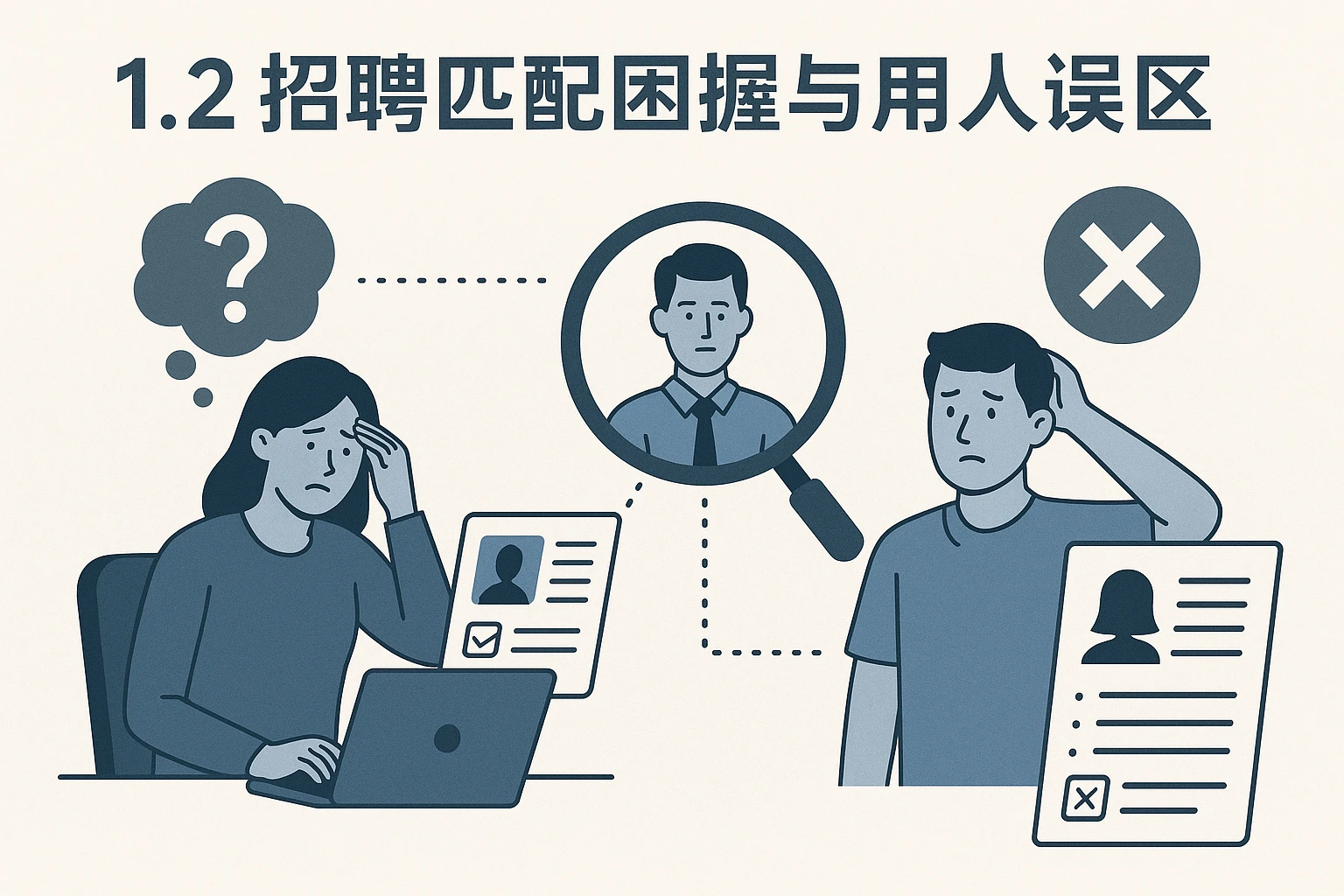 1.2 招聘匹配困扰与用人误区