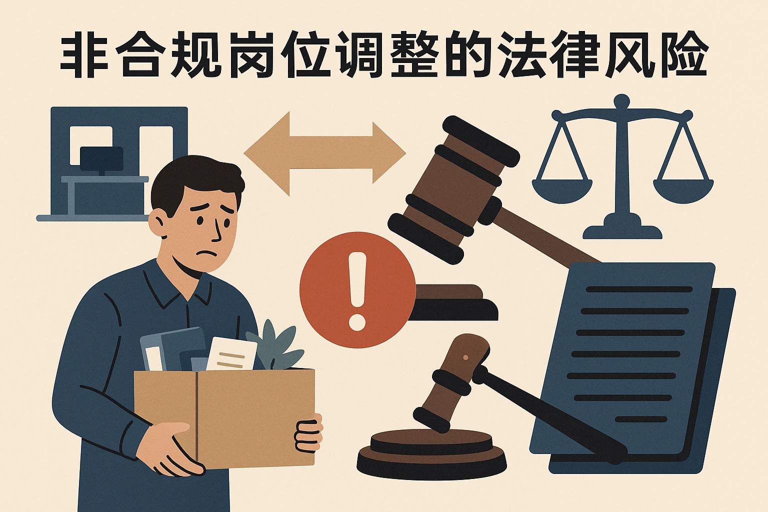 非合规岗位调整的法律风险