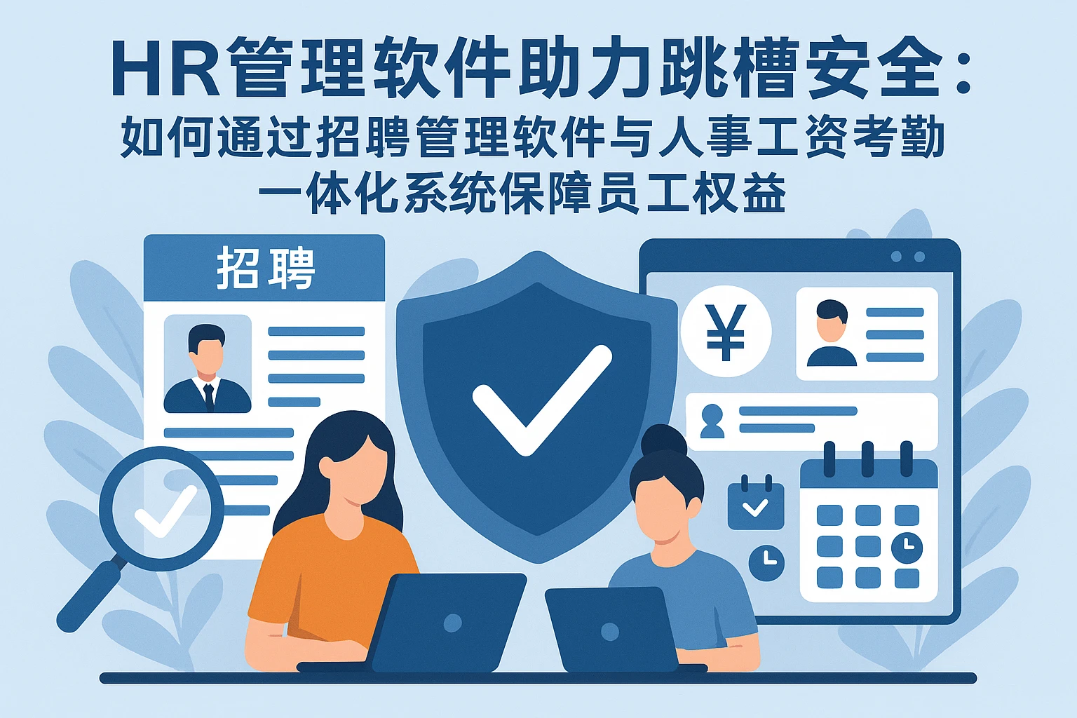 HR管理软件助力跳槽安全：如何通过招聘管理软件与人事工资考勤一体化系统保障员工权益