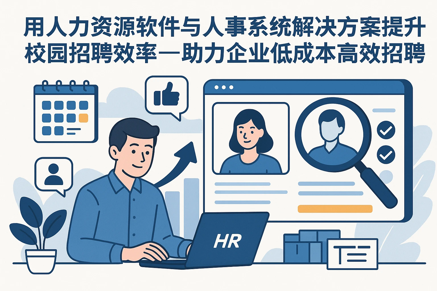 用人力资源软件与人事系统解决方案提升校园招聘效率——助力企业低成本高效招聘