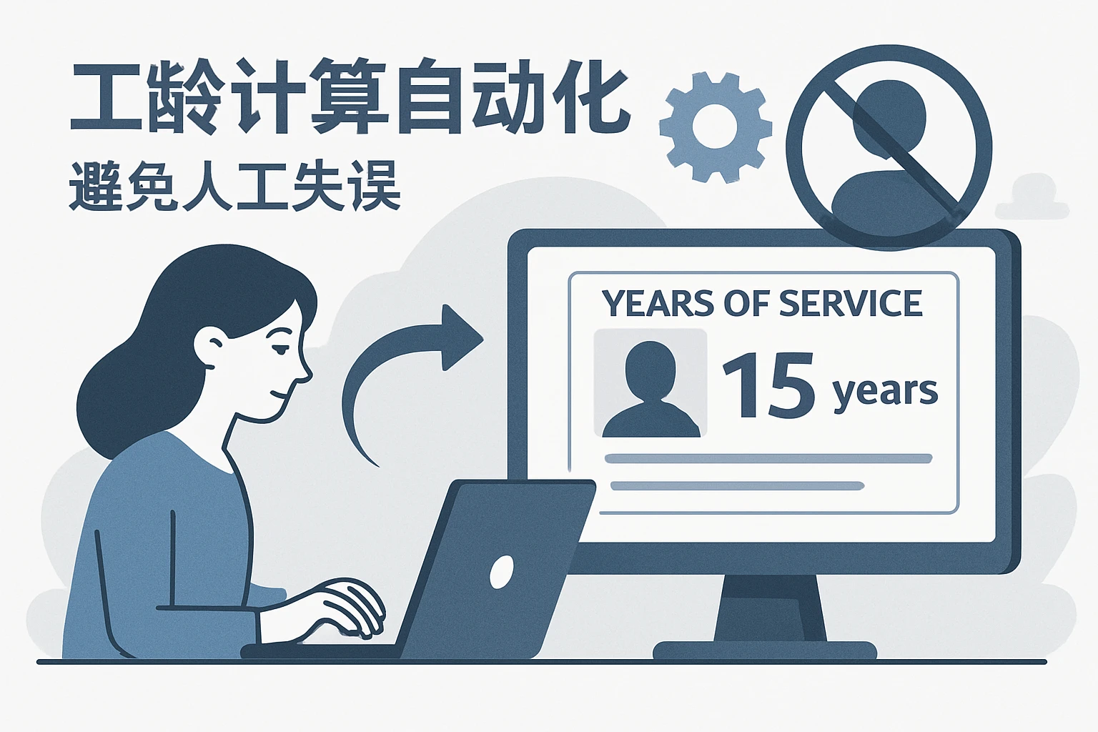 工龄计算自动化，避免人工失误