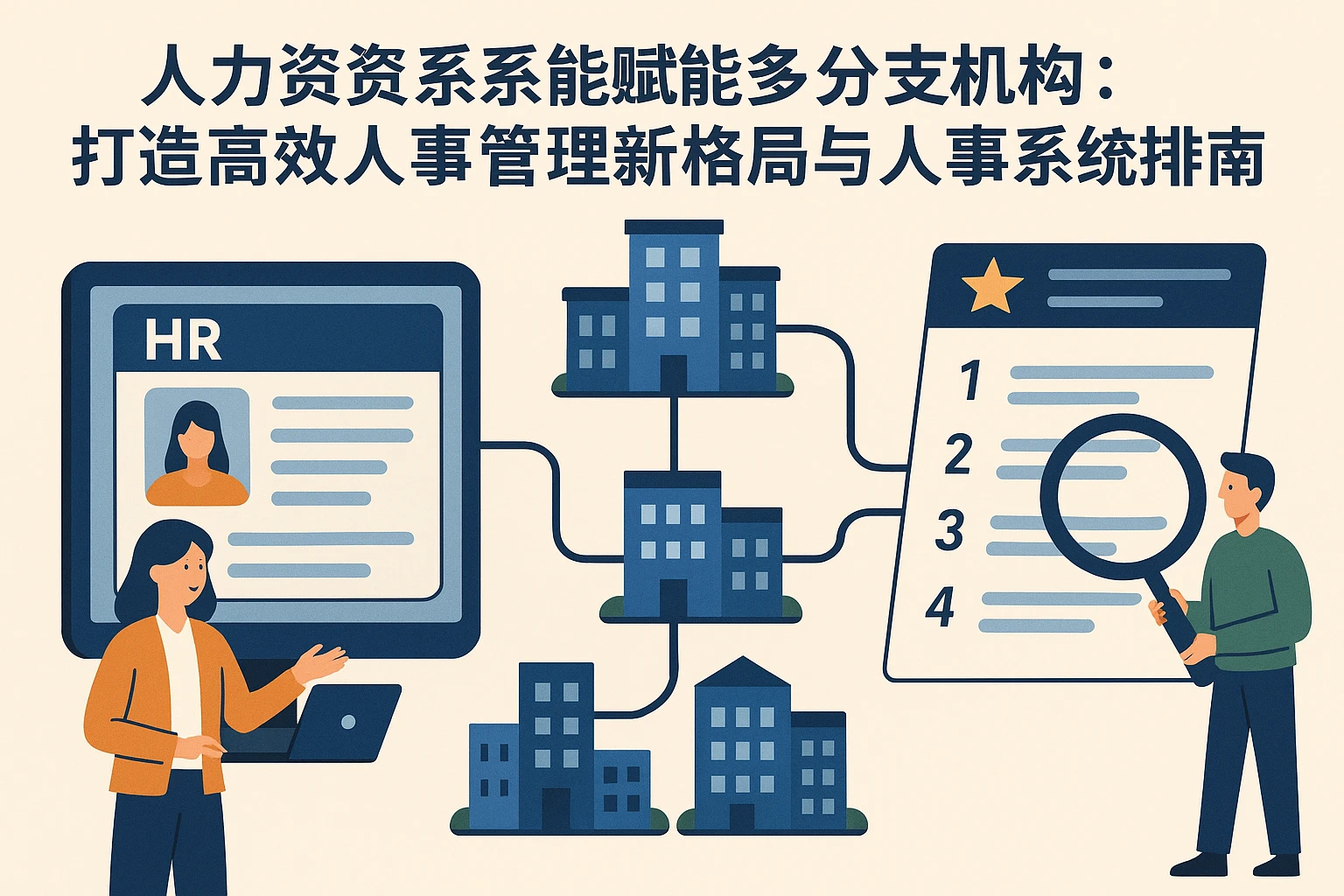 人力资源系统赋能多分支机构：打造高效人事管理新格局与人事系统排行榜指南