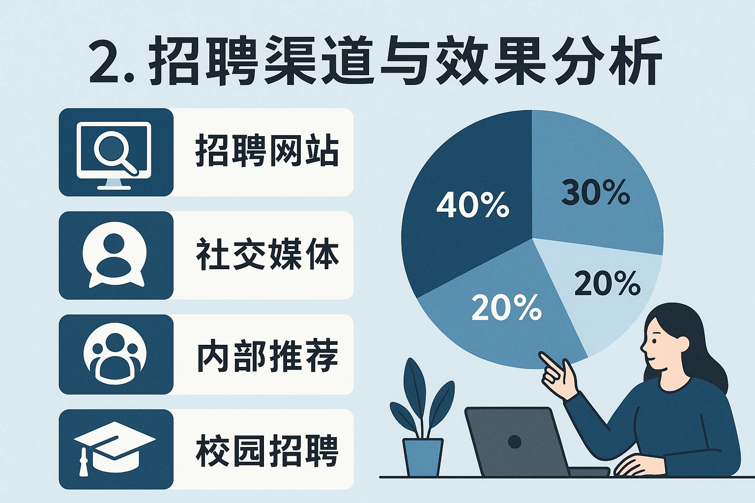 2. 招聘渠道与效果分析