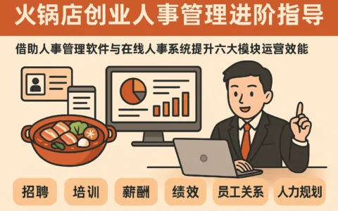 火锅店创业人事管理进阶指导：借助人事管理软件与在线人事系统提升六大模块运营效能