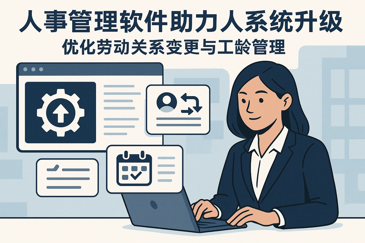 人事管理软件助力人事系统升级，优化劳动关系变更与工龄管理