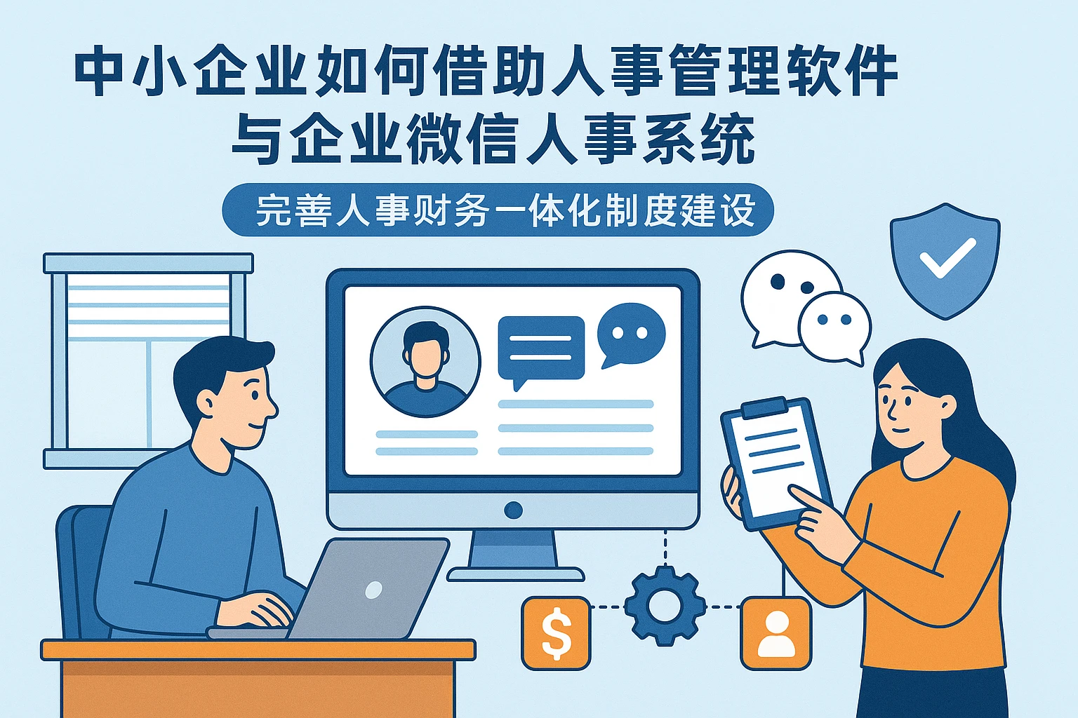 中小企业如何借助人事管理软件与企业微信人事系统，完善人事财务一体化制度建设
