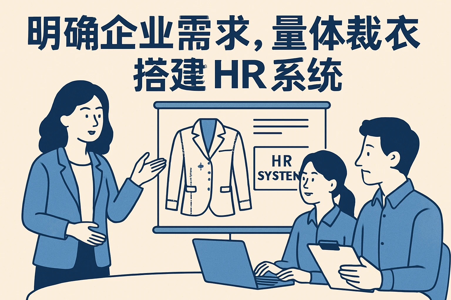 明确企业需求，量体裁衣搭建HR系统