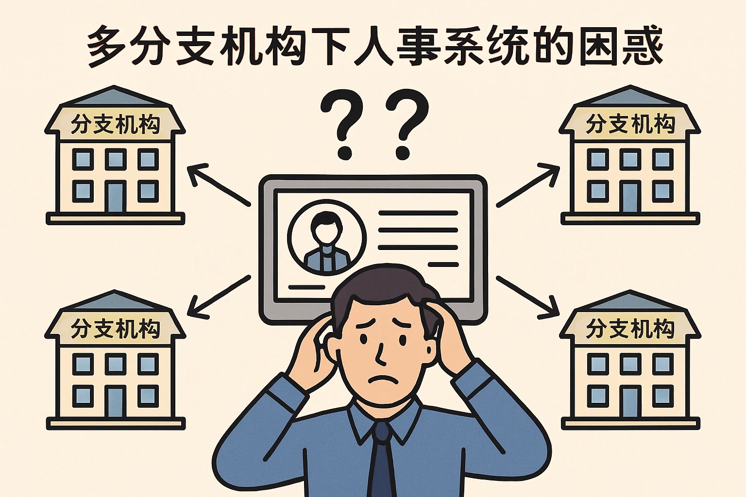多分支机构下人事系统的困惑