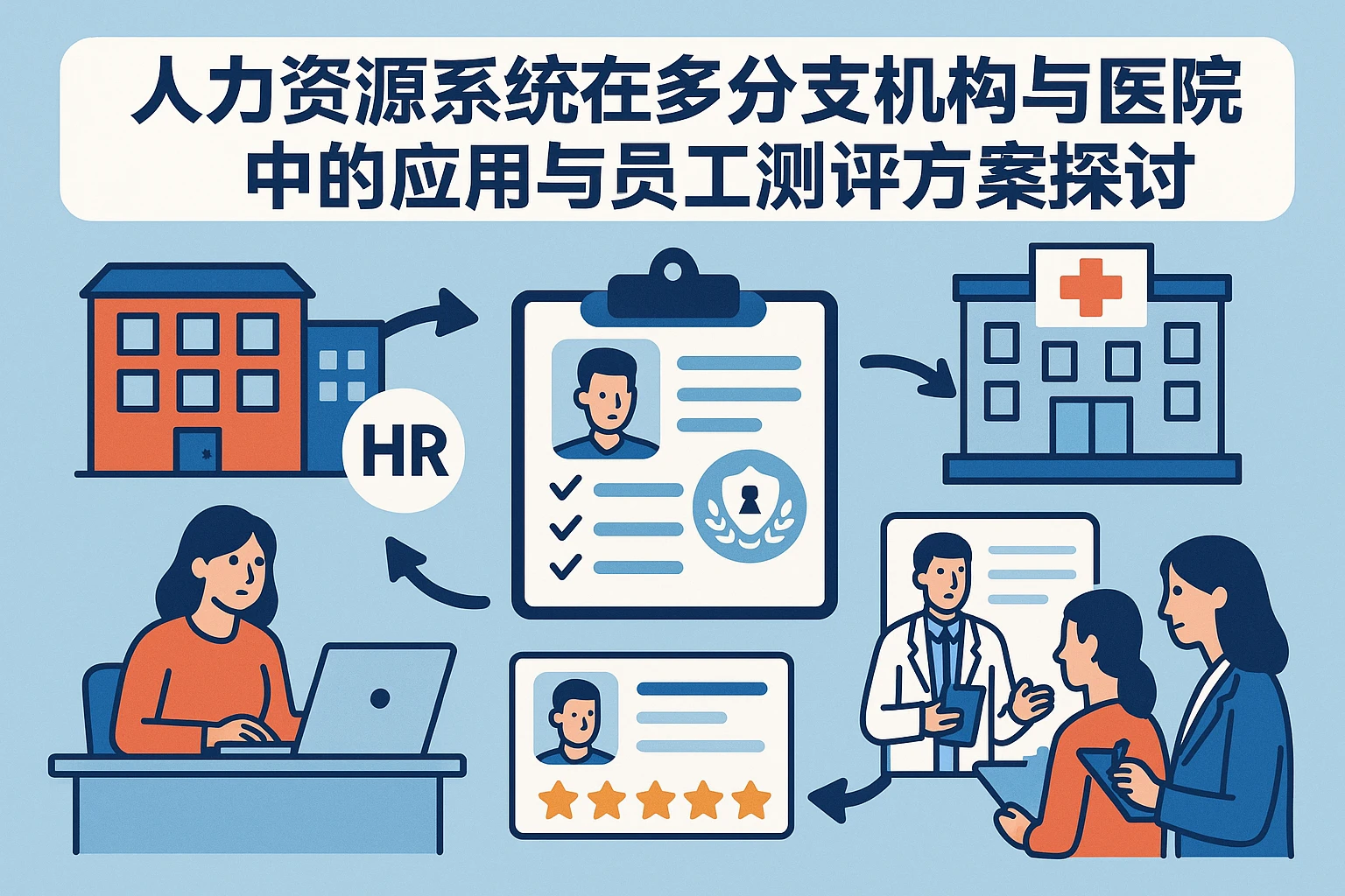 人力资源系统在多分支机构与医院中的应用与员工测评方案探讨