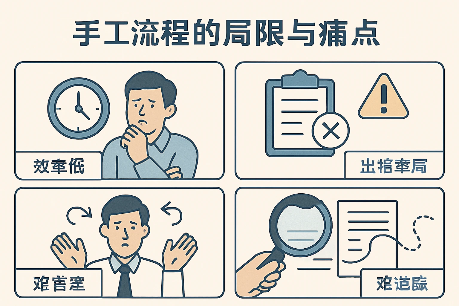 手工流程的局限与痛点