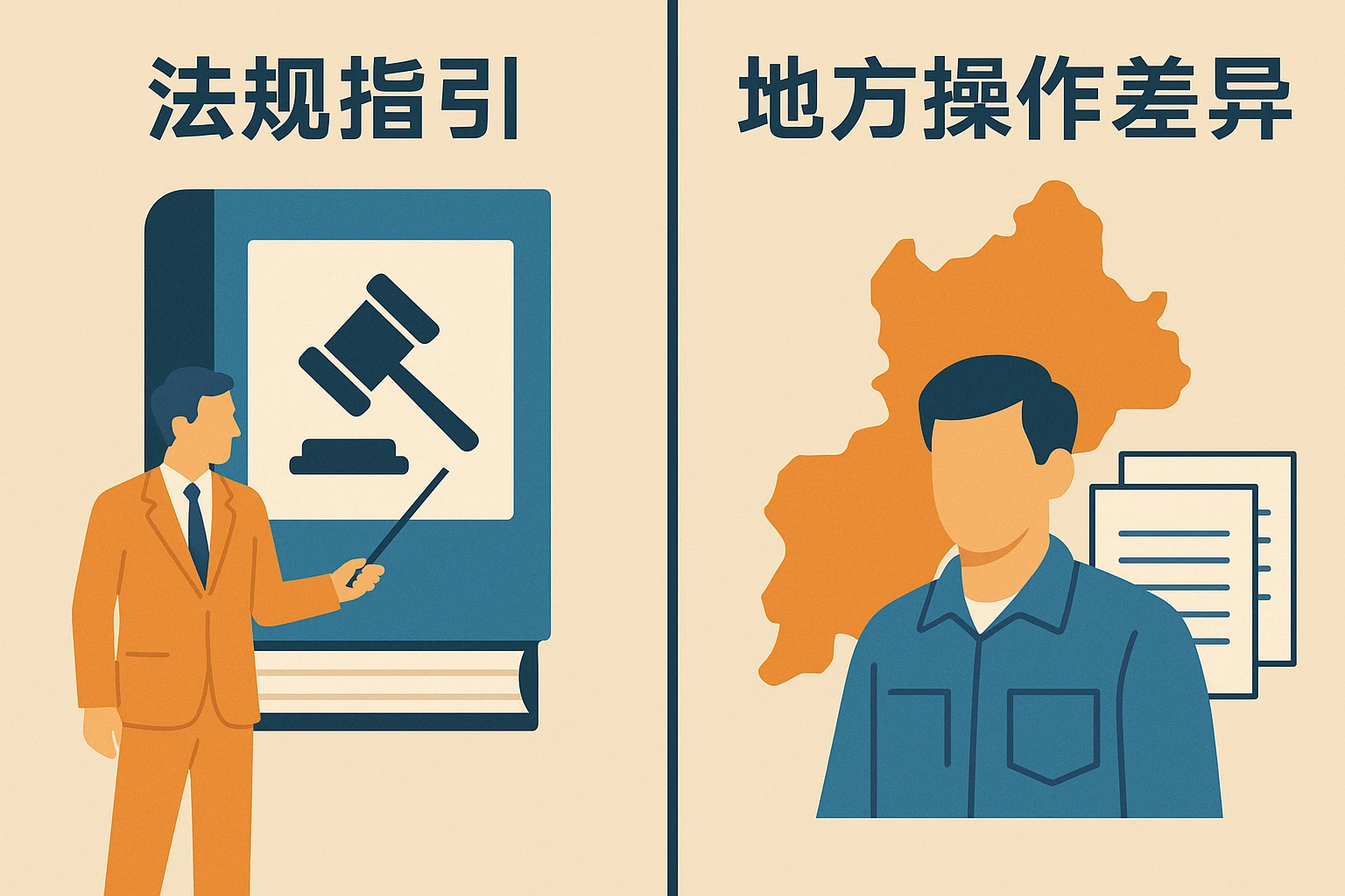 法规指引与地方操作差异