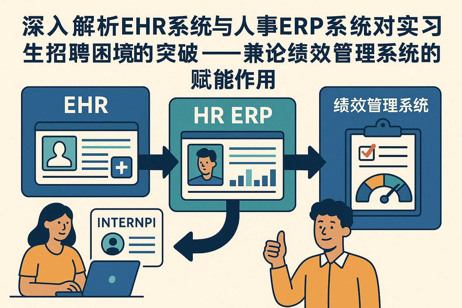 深入解析EHR系统与人事ERP系统对实习生招聘困境的突破——兼论绩效管理系统的赋能作用