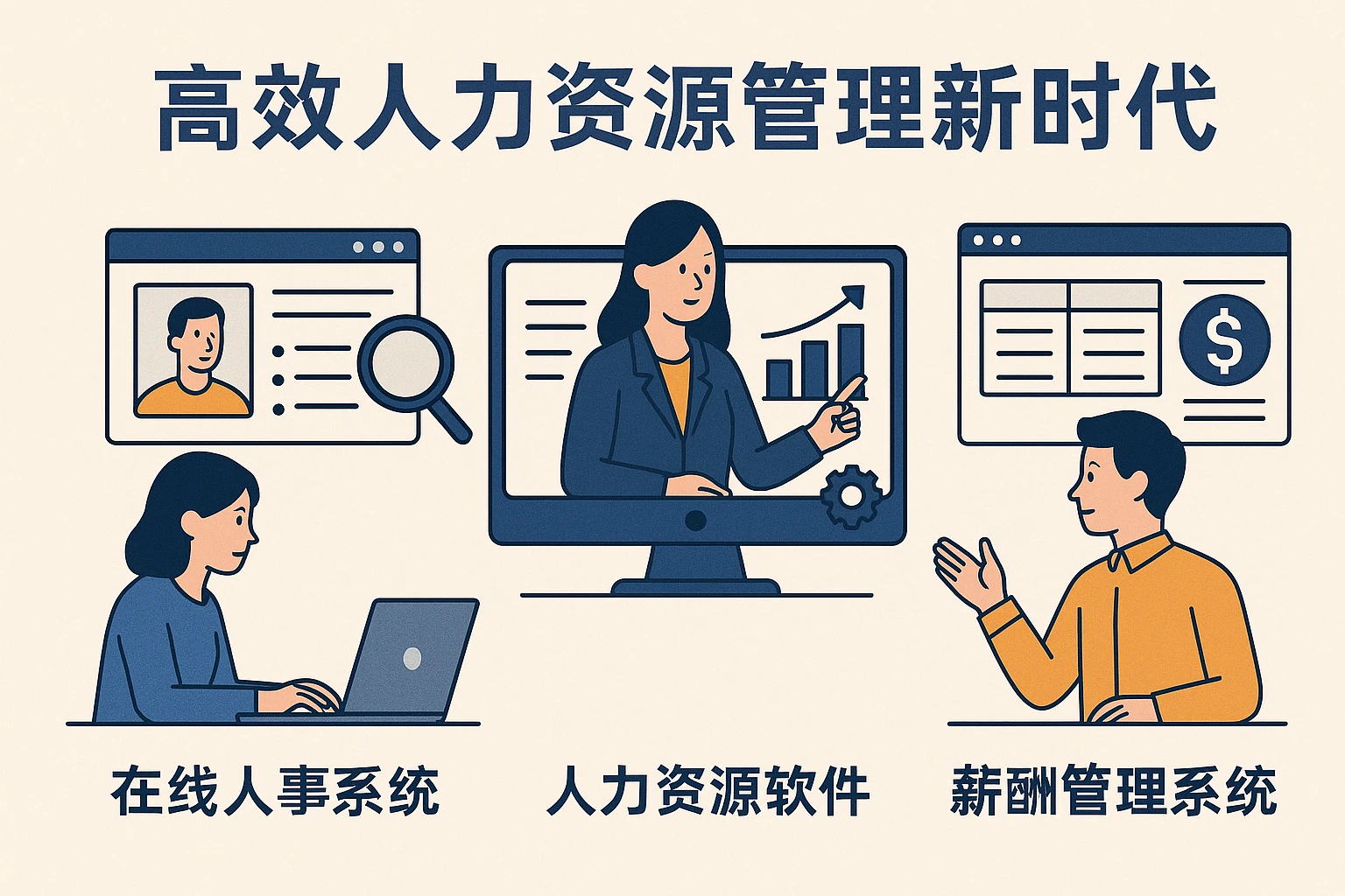 高效人力资源管理新时代：在线人事系统、人力资源软件与薪酬管理系统全解析