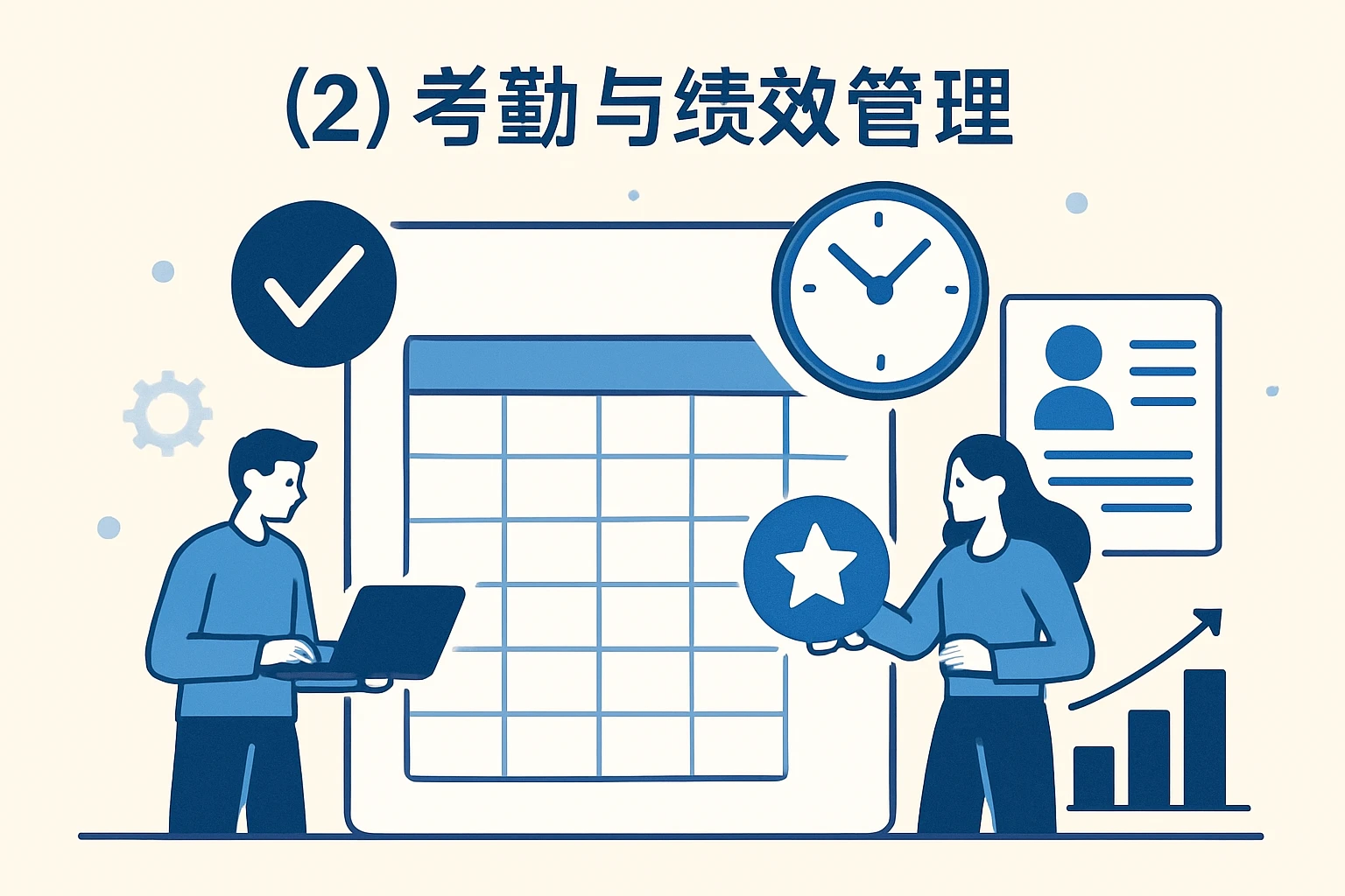 （2）考勤与绩效管理