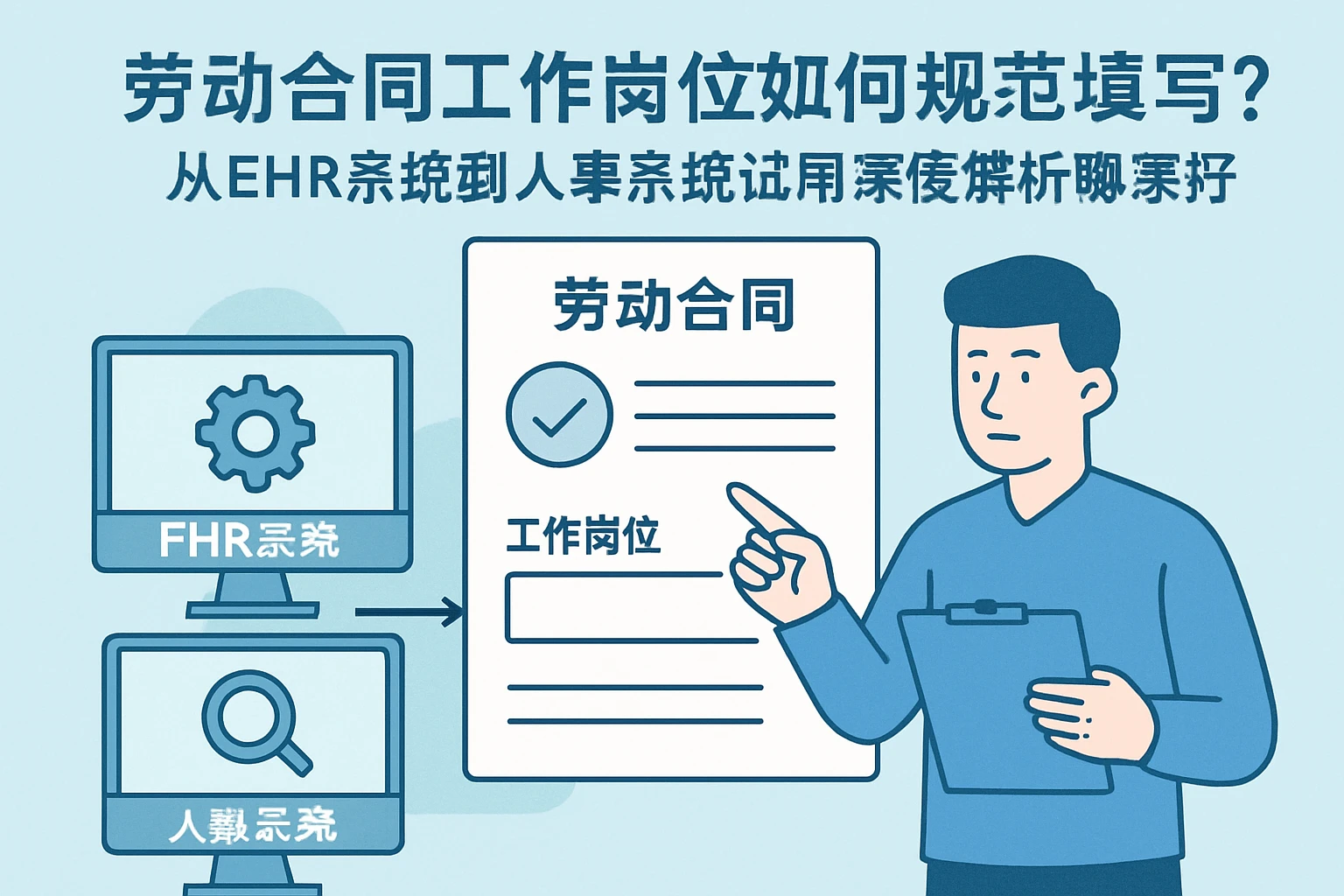 劳动合同工作岗位如何规范填写？从ehr系统到人事系统试用深度解析哪家好选择