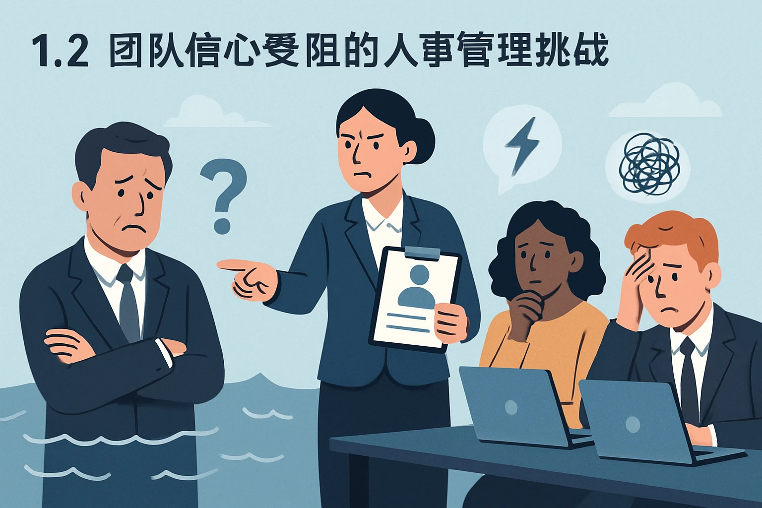 1.2 团队信心受阻的人事管理挑战