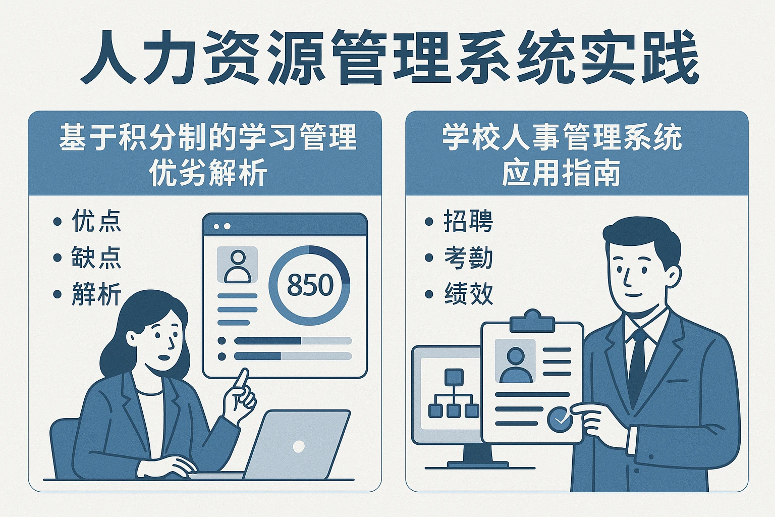 人力资源管理系统实践：基于积分制的学习管理优劣解析与学校人事管理系统应用指南