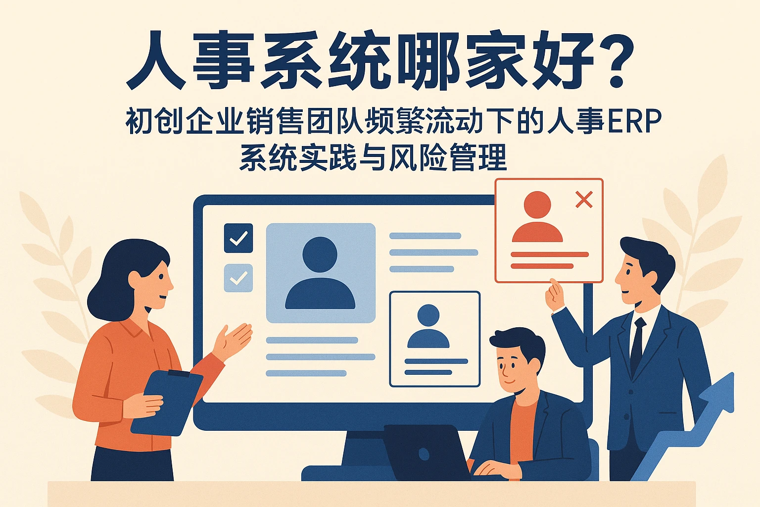 人事系统哪家好？初创企业销售团队频繁流动下的人事ERP系统实践与风险管理