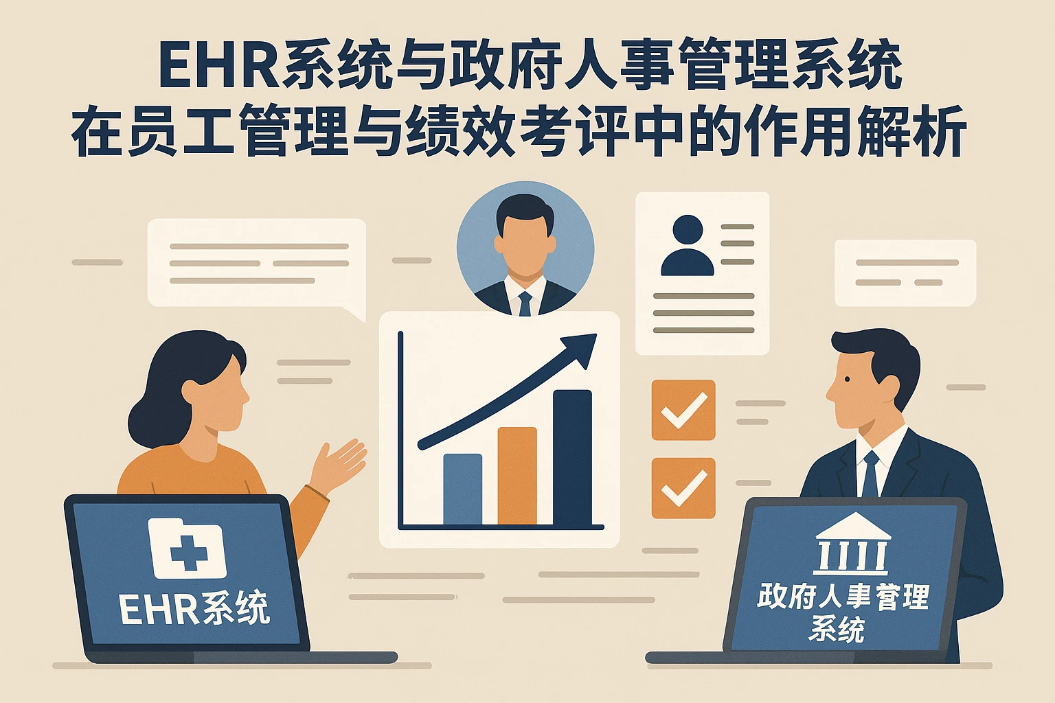 EHR系统与政府人事管理系统在员工管理与绩效考评中的作用解析