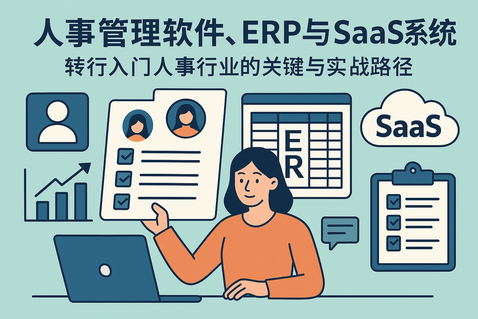 人事管理软件、ERP与SaaS系统：转行入门人事行业的关键与实战路径