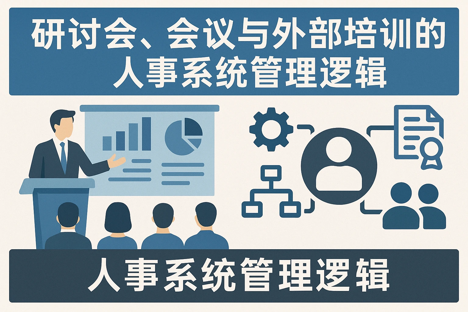 研讨会、会议与外部培训的人事系统管理逻辑