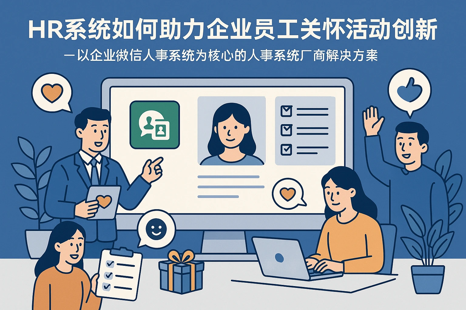 HR系统如何助力企业员工关怀活动创新——以企业微信人事系统为核心的人事系统厂商解决方案