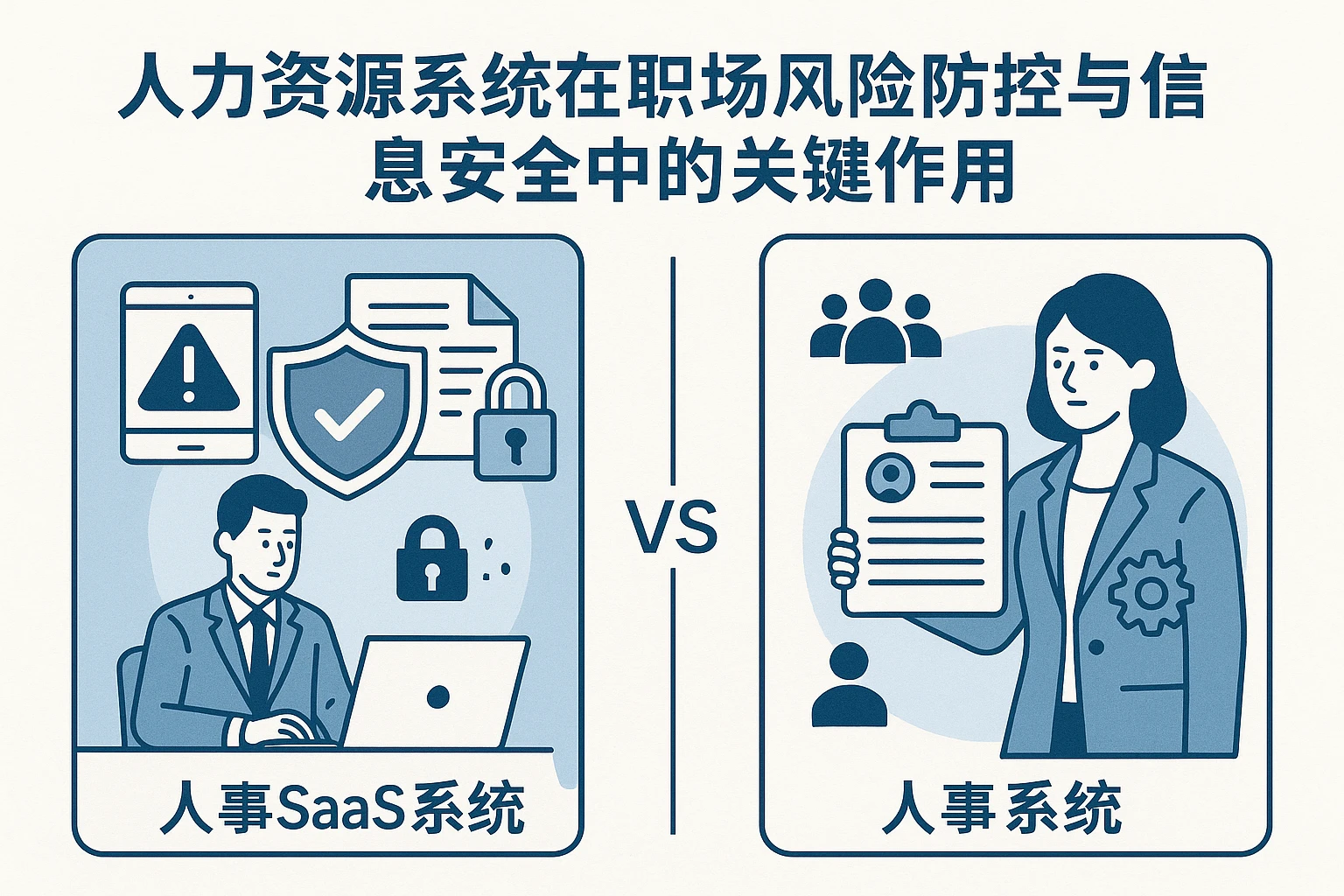 人力资源系统在职场风险防控与信息安全中的关键作用——人事SaaS系统与人事系统功能比较
