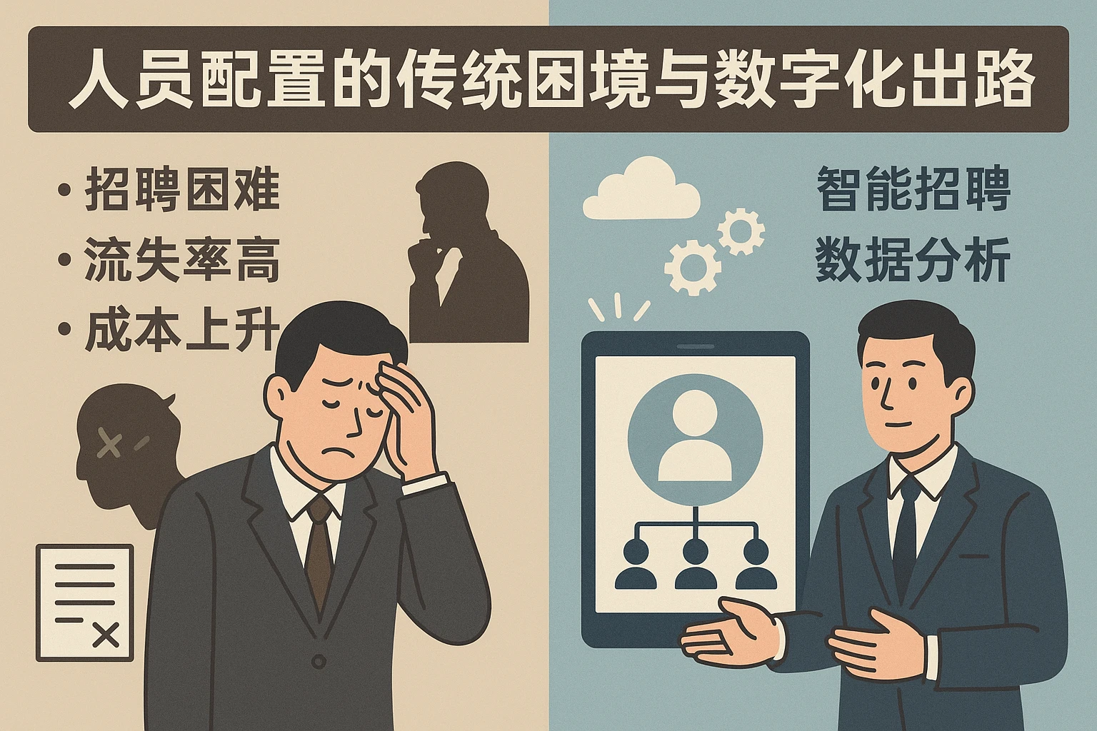 人员配置的传统困境与数字化出路