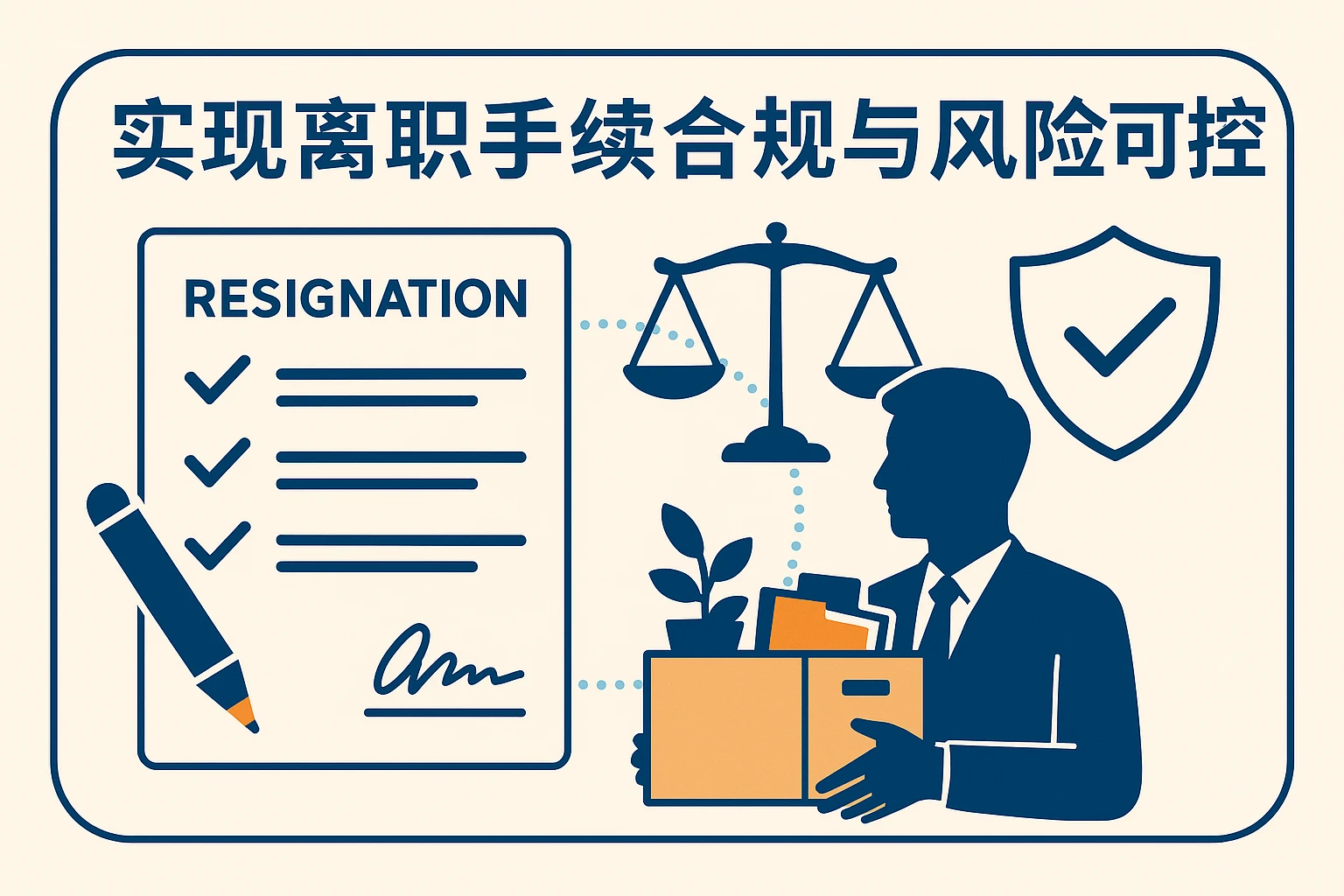 实现离职手续合规与风险可控