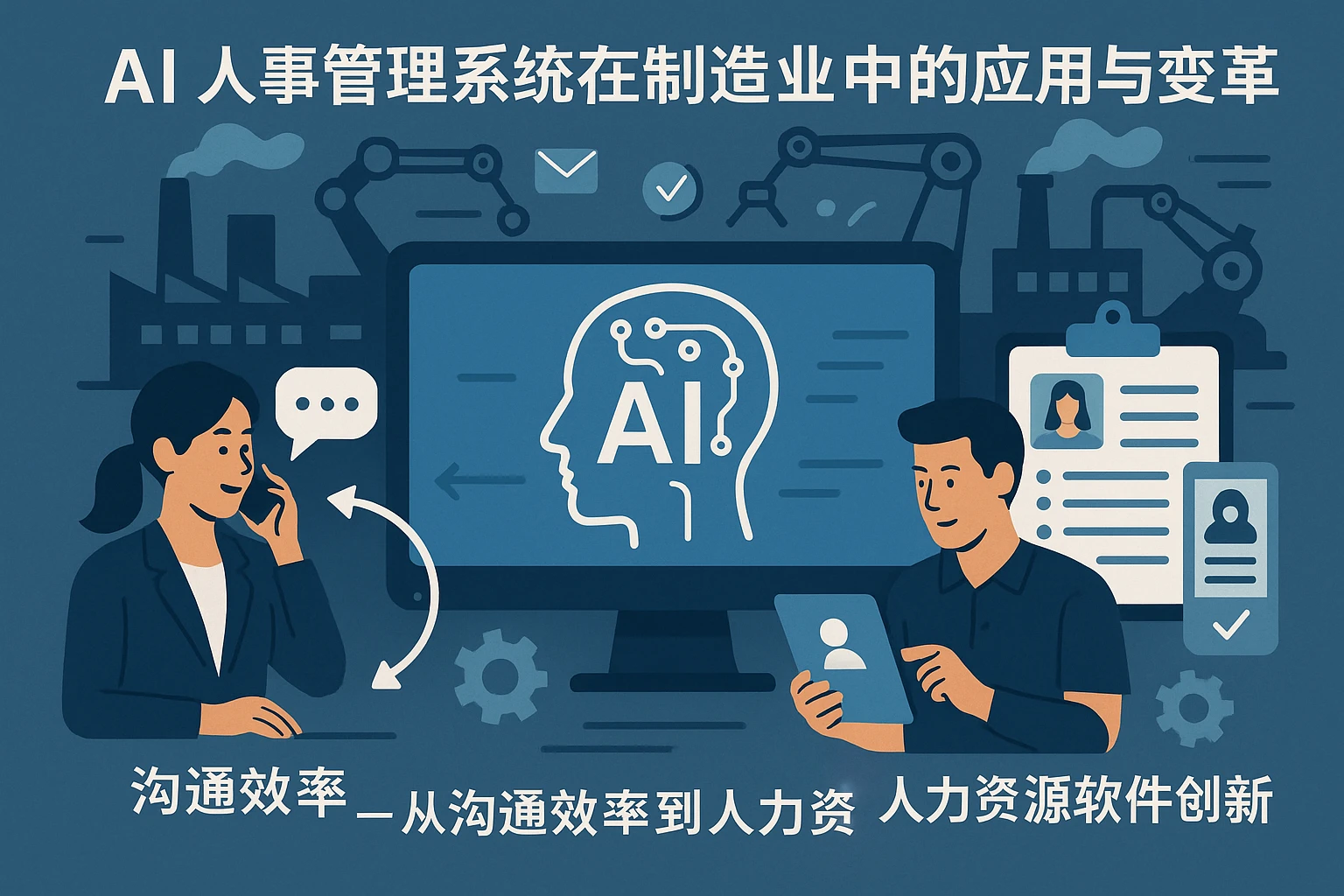 AI人事管理系统在制造业中的应用与变革——从沟通效率到人力资源软件创新