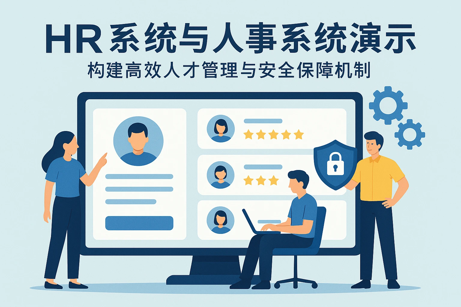 HR系统与人事系统演示：构建高效人才管理与安全保障机制